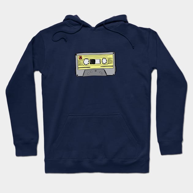 Cassette Side A Hoodie by EdwardLarson